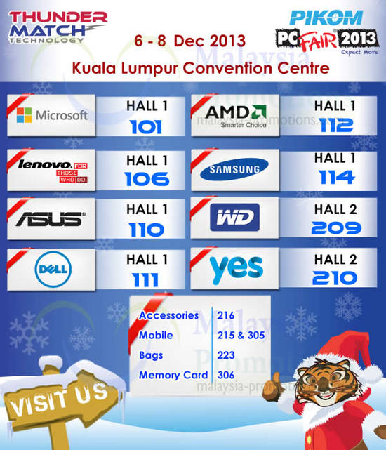 Thunder Match KLCC Booth Numbers