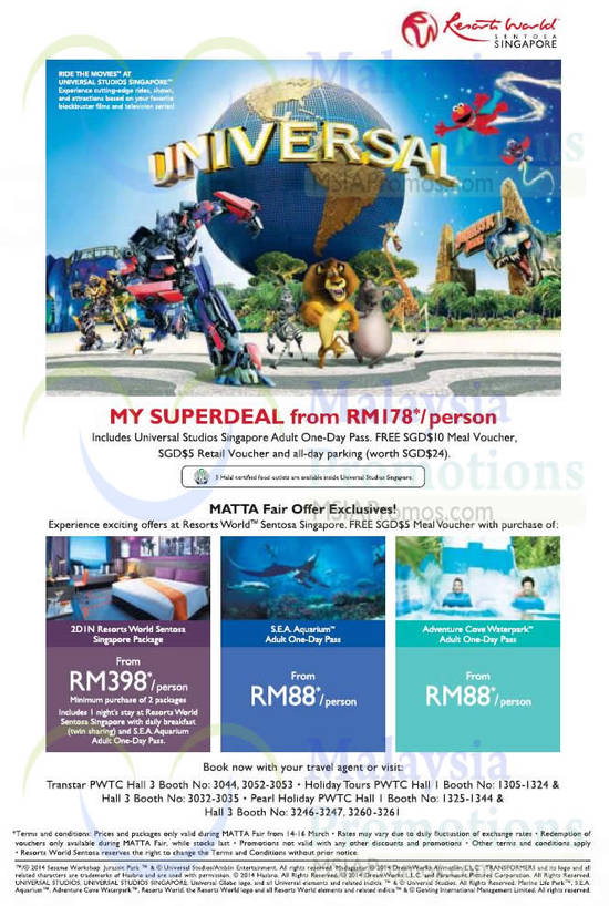 14 Mar Universal Studios, RWS Exclusives