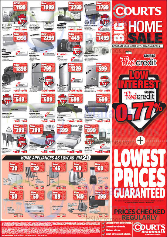 Courts Big Home Sale Offers