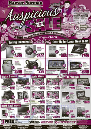 Featured image for (EXPIRED) Harvey Norman Digital Cameras, Furniture, Notebooks & Appliances Offers 4 – 10 Jan 2014