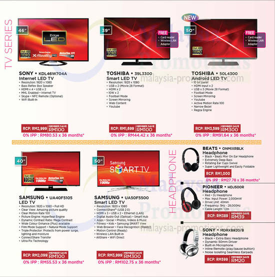 Internet TVs, Smart, Android, LED, Smart LED, Headphones