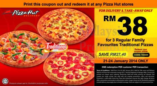 Pizza Hut 20 Jan 2014