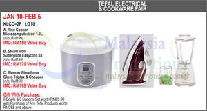Featured image for Tefal Electrical & Cookware Fair @ Isetan 10 Jan – 5 Feb 2014