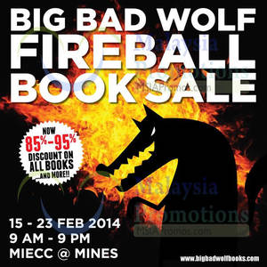 Featured image for (EXPIRED) Big Bad Wolf Books Up To 95% OFF SALE @ MIECC 15 – 23 Feb 2014