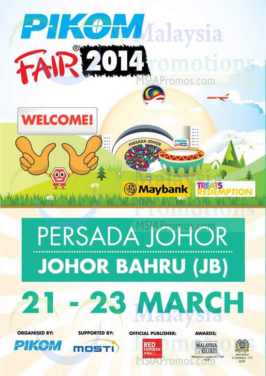 18 Mar Pikom PC Fair Mar 2014 Dates, Venue