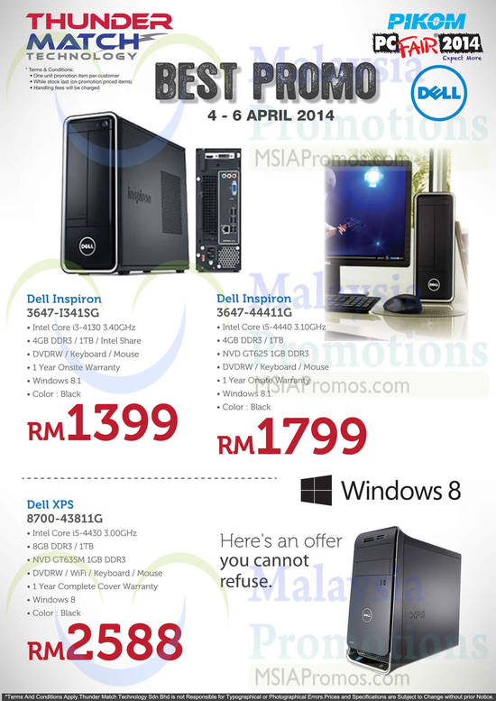 4 Apr Thundermatch Dell Desktop PCs