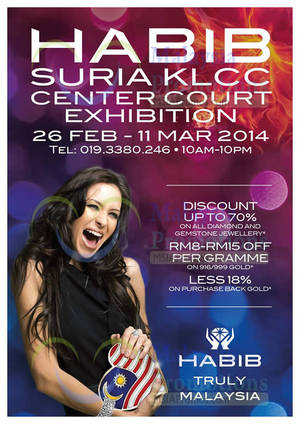 Featured image for (EXPIRED) Habib Jewels Up To 70% OFF @ Suria KLCC 26 Feb – 11 Mar 2014