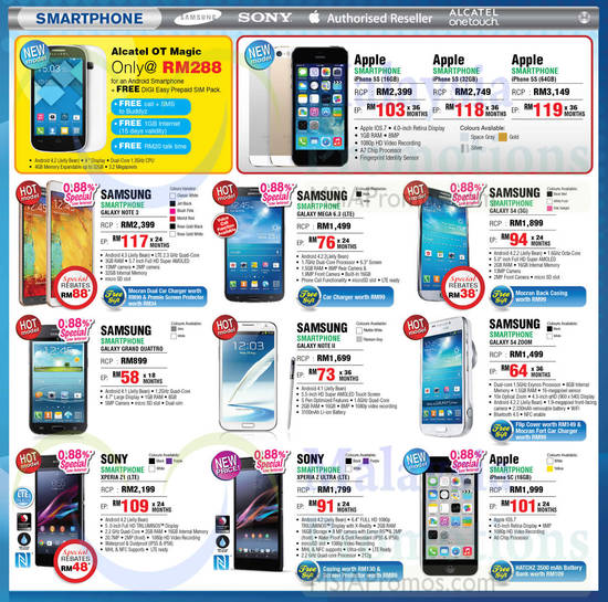 Mobile Phones, Notebooks, Sony Xperia C, Samsung Galaxy Note 8.0, Acer