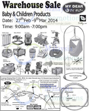 Featured image for (EXPIRED) My Dear Warehouse Sale @ Puchong Selangor 27 Feb – 9 Mar 2014