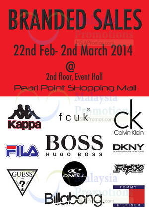 Featured image for (EXPIRED) Branded SALE @ Pearl Point 22 Feb – 2 Mar 2014