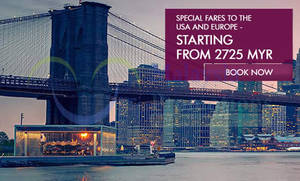 Featured image for (EXPIRED) Qatar Airways USA & Europe From RM2725 Special Fares Promo 7 – 15 Feb 2014