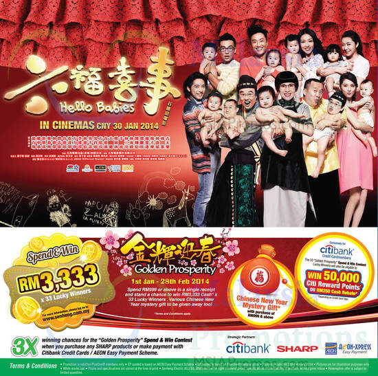 SenQ Spend n Win RM3333, Golden Prosperity, CNY Mystery Gift