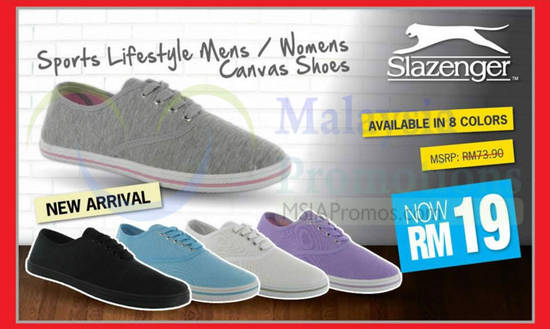 Slazenger Sports Lifestyle Mens, Womens Canvas Shoes