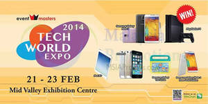 Featured image for Tech World Expo 2014 @ Mid Valley 21 – 23 Feb 2014