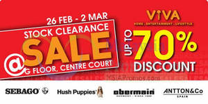 Featured image for (EXPIRED) Branded Stock Clearance SALE @ Viva Home 26 Feb – 2 Mar 2014