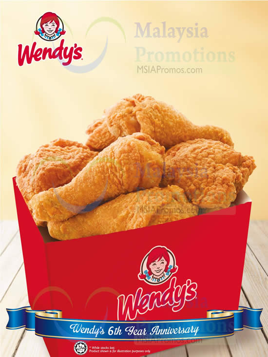 Featured image for Wendy's RM10.99 6pcs Fried Chicken Promo 24 Aug 2014