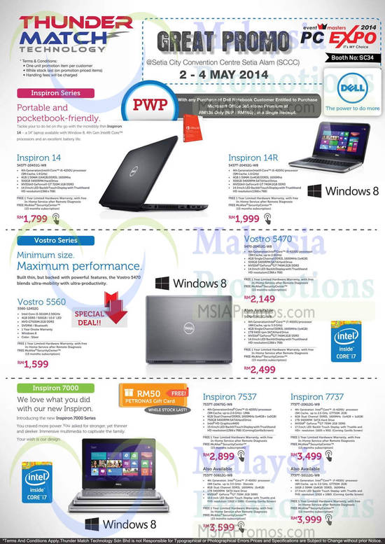 3 May Thunder Match Dell Notebooks