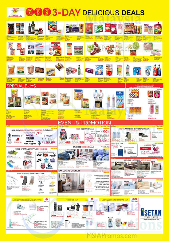 Groceries, Special Buys, Sale Events, Promotions