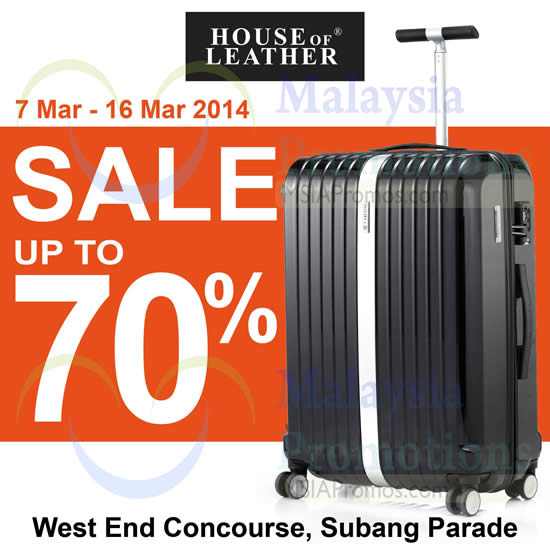 House of Leather SALE @ Subang Parade 7 – 16 Mar 2014
