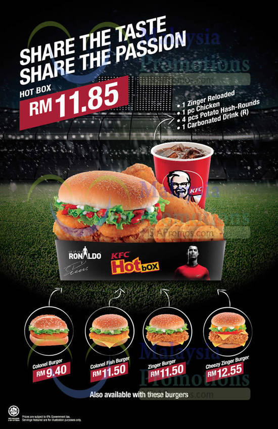 KFC Ronaldo Hot Box 24 Mar 2014