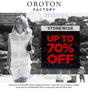 Featured image for (EXPIRED) Oroton Up To 70% OFF Storewide Promo @ Johor Premium Outlets 14 Mar 2014