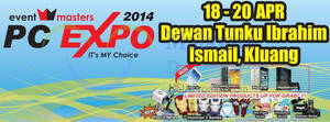 Featured image for PC Expo 2014 @ Kluang Johor 18 – 20 Apr 2014