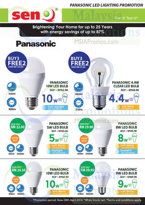 Featured image for SenQ LED Bulbs & Lights Promo Offers 9 Mar 2014