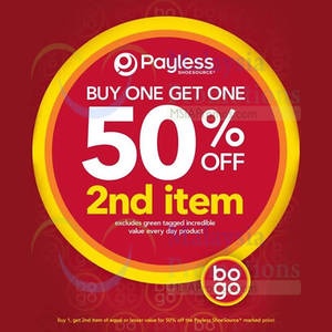 Featured image for (EXPIRED) Payless Shoesource 50% OFF 2nd Item Promo 5 – 18 Mar 2014