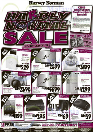 Featured image for (EXPIRED) Harvey Norman Digital Cameras, Furniture & Appliances Offers 22 – 28 Mar 2014