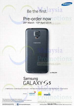 Featured image for (EXPIRED) Samsung Galaxy S5 Pre-Order Opens From 28 Mar – 10 Apr 2014