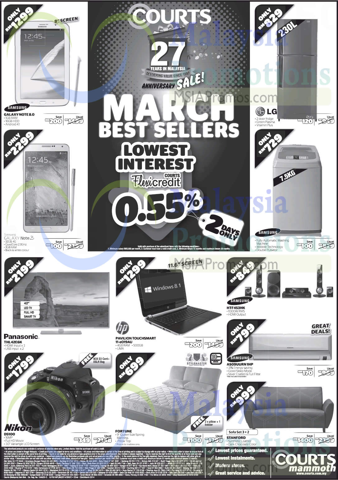 Featured image for Courts Mammoth Sale & Subang USJ 1 Offers 22 - 23 Mar 2014