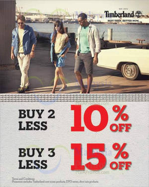 Featured image for Timberland Up To 15% OFF Promo 5 – 20 Mar 2014