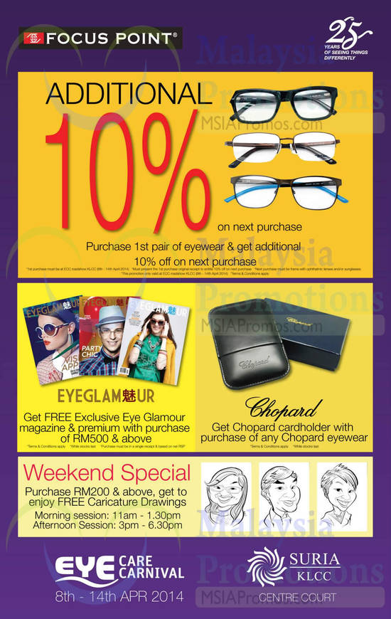 10 Percent Off Next Purchase, Eye Glamour, Free Caricature Drawings