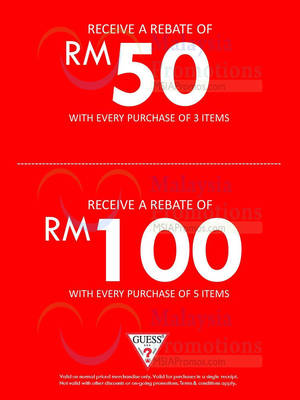 Featured image for (EXPIRED) Guess Buy 3 Items & Get RM50 OFF @ Johor Premium Outlets 30 Apr – 4 Jun 2014