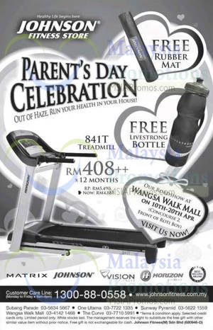 Featured image for Johnson Fitness Store Parent’s Day Celebration 12 Apr 2014