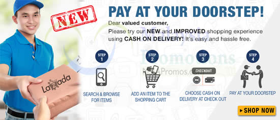Lazada New Cash On Delivery Option 3 Apr 2014