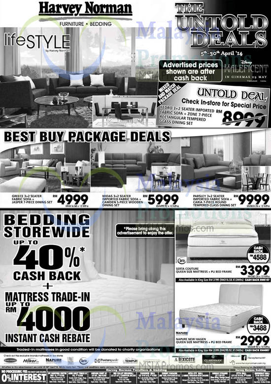 Mattresses, Sofas, Dining Sets