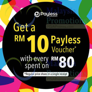 Featured image for (EXPIRED) Payless Shoesource FREE RM10 Voucher Promo 28 Mar – 15 Apr 2014