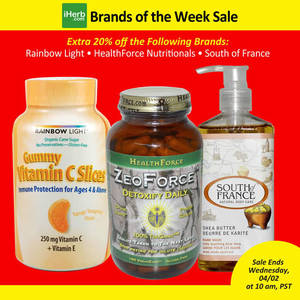 Featured image for (EXPIRED) iHerb.com 20% OFF Selected Brands SALE 1 – 2 Apr 2014