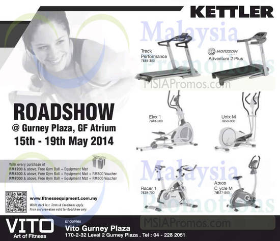 15 May Gurney Plaza Roadshow, Free Gifts with Purchase