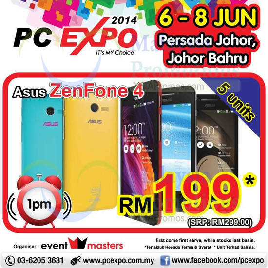 20 May RM199 ASUS ZenFone 4