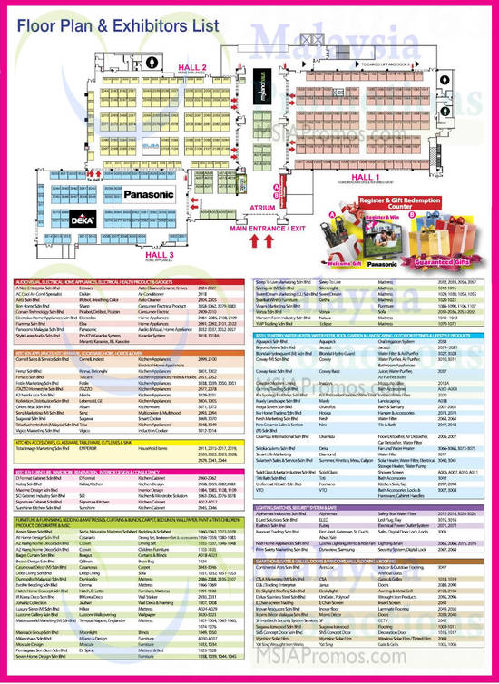 29 May Floor Plan n Exhibitor List