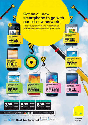 Featured image for Digi Smartphone Offers 24 May 2014