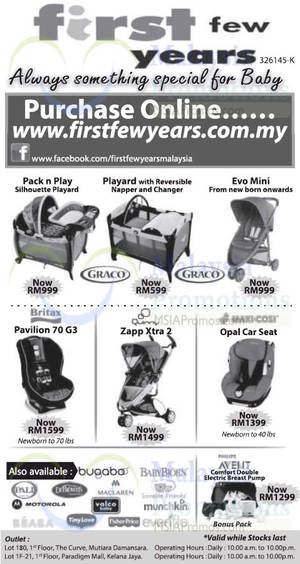 Featured image for First Few Years Baby Items Offers 30 May 2014