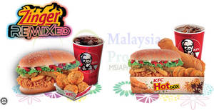 Featured image for KFC NEW Zinger Remixed Burger 15 May 2014