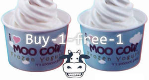 Featured image for Moo Cow Frozen Yogurt: Buy 1 FREE 1 froyo in cup for one-day only on 15 Apr 2018