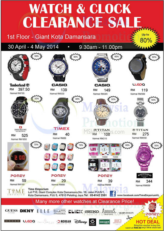 Time Emporium 30 Apr 2014