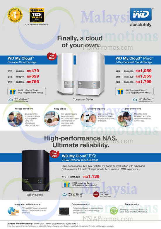 3 Jul Thundermatch Western Digital WD My Cloud, Mirror, EX2