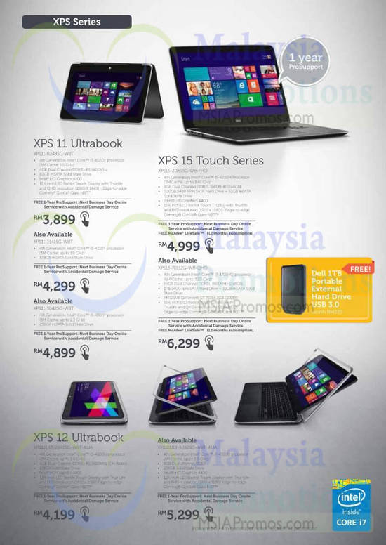 4 Jul Dell Notebooks XPS11, XPS 15, XPS 12