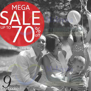 Featured image for (EXPIRED) 9months Maternity Mega SALE 28 Jun – 3 Aug 2014